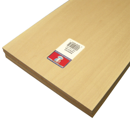 Basswood Sheet 3/16in x 4in x 24in (Pack of 5)