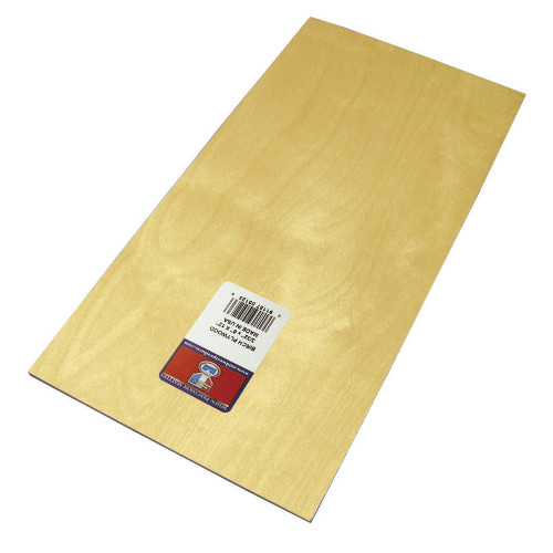 Aircraft Grade Birch Thin Plywood Sheet .09" x 6" x 12"