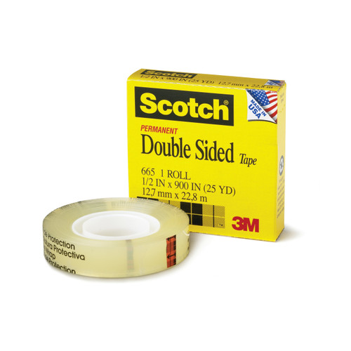 Scotch Double Sided Tape 665 - ruban adhésif double-face