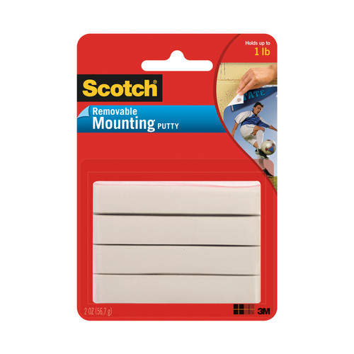 Scotch® Wall-Safe Tape, 183-ESF, 3/4 in x 18 yd (19 mm x 16.5 m)