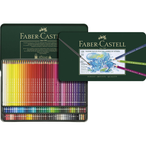 120 Colours Faber Castell Polychromos Pencils Tin Set Drawing Colouring  Coloured