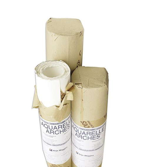 Arches 140 lb. Watercolor Paper Roll, Hot-Pressed, 44.5" x 10 yds.