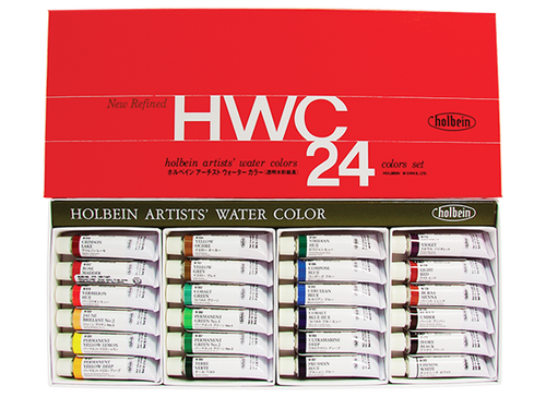 Holbein Artists' Watercolor 12 Tube Set - Meininger Art Supply