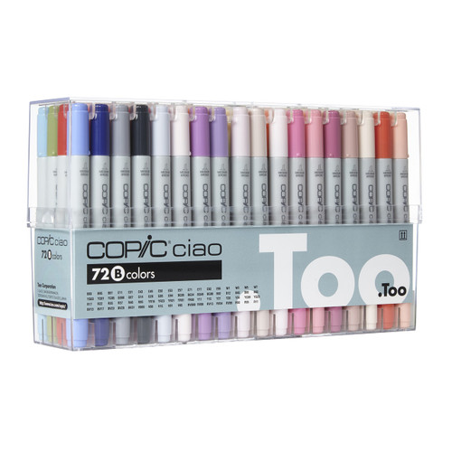 Copic® Ciao Marker Set, 24-Color Basic Set - Meininger Art Supply