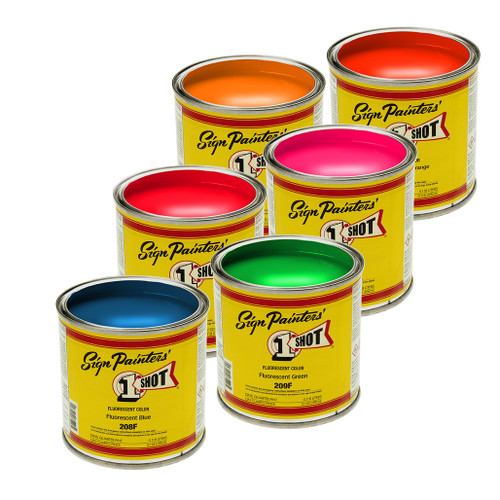 Coloured One Shot Enamel Paint 236ml - Colour Chart - Combined Masonry  Supplies