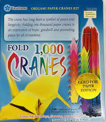 1,000 Cranes Gold Foil Origami Kit