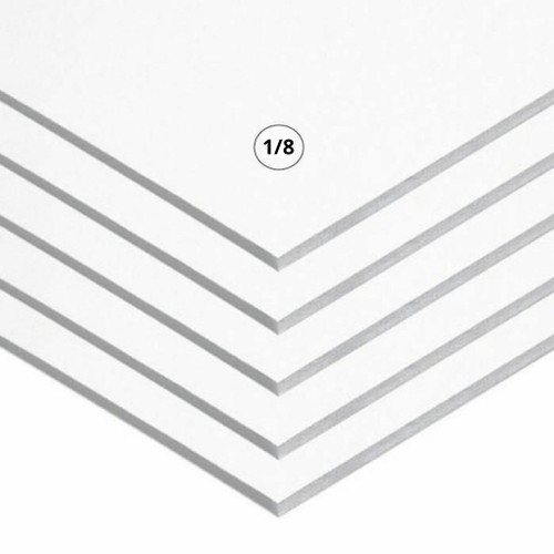 1/2 White Foamcore Board - Meininger Art Supply
