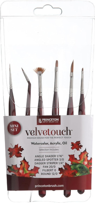 image of the Princeton Velvetouch Mini 6-brush Set