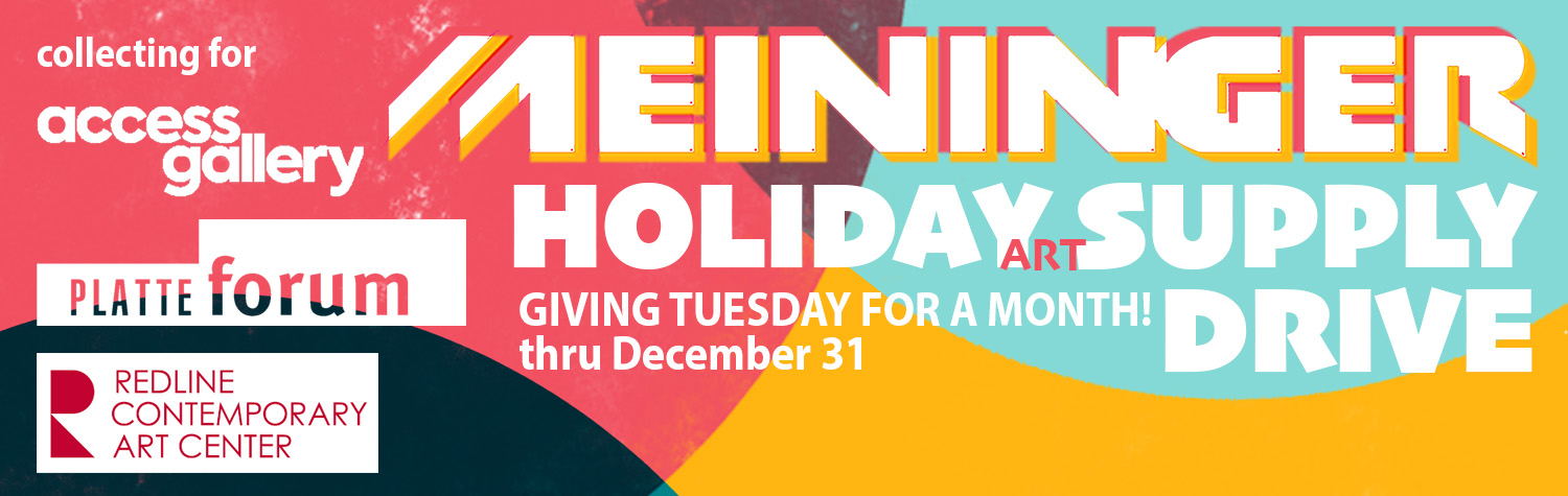 Meininger Holiday Art Supply Drive through December 31. THANK YOU!