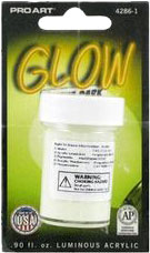 Pro Art Glow in the Dark Acrylic Paint