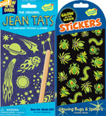 Glow in the Dark Stickers & Jean Tats