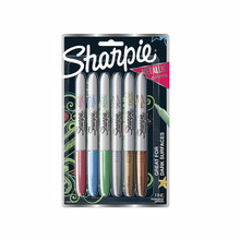 Sharpie Metallic Fine Point Marker Set 1 - Meininger Art Supply