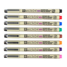 Pigma Micron Pens 05 .45mm 6 Pkg Black