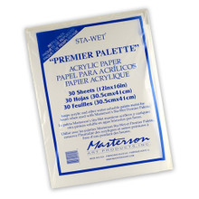 Masterson Sta-Wet Handy Palette Acrylic Refill Sheets, 30 Sheets