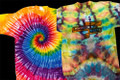 Examples of Tie Dyed T-shirts