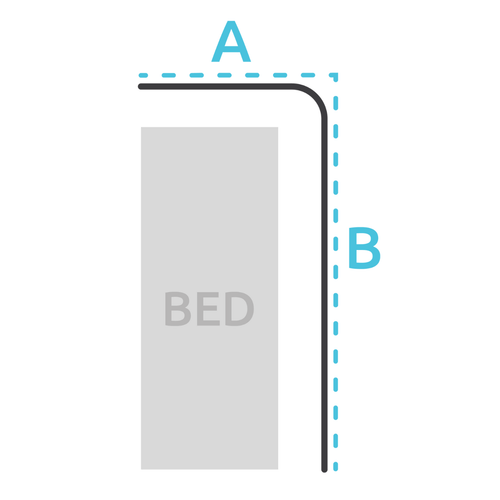 "L-Shape" Curtain Track (Type 1)