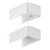 8785 End Stop + 8790 End Stop with Pullout - Clear Anodized