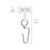 Covoc 1101 Roller Carrier with Hook - Qty: 50