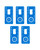 Timestrip Adhesive Timer  (24-pack)