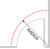 Radius track (continuous arc).  Select radius: 48", 60" or 72"