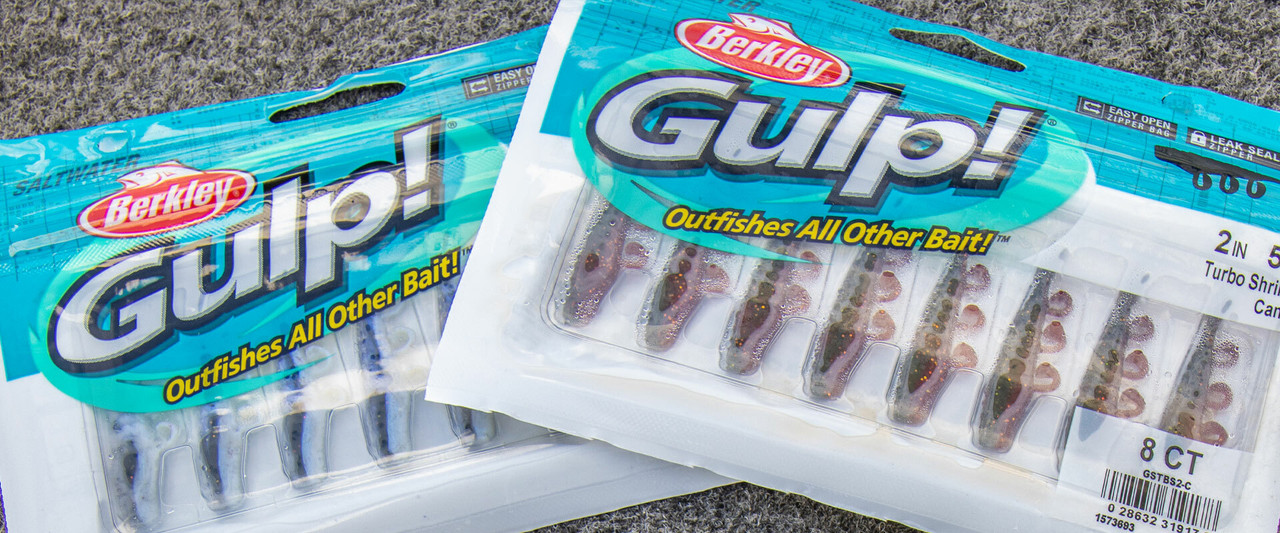 Gulp juice and soft plastics