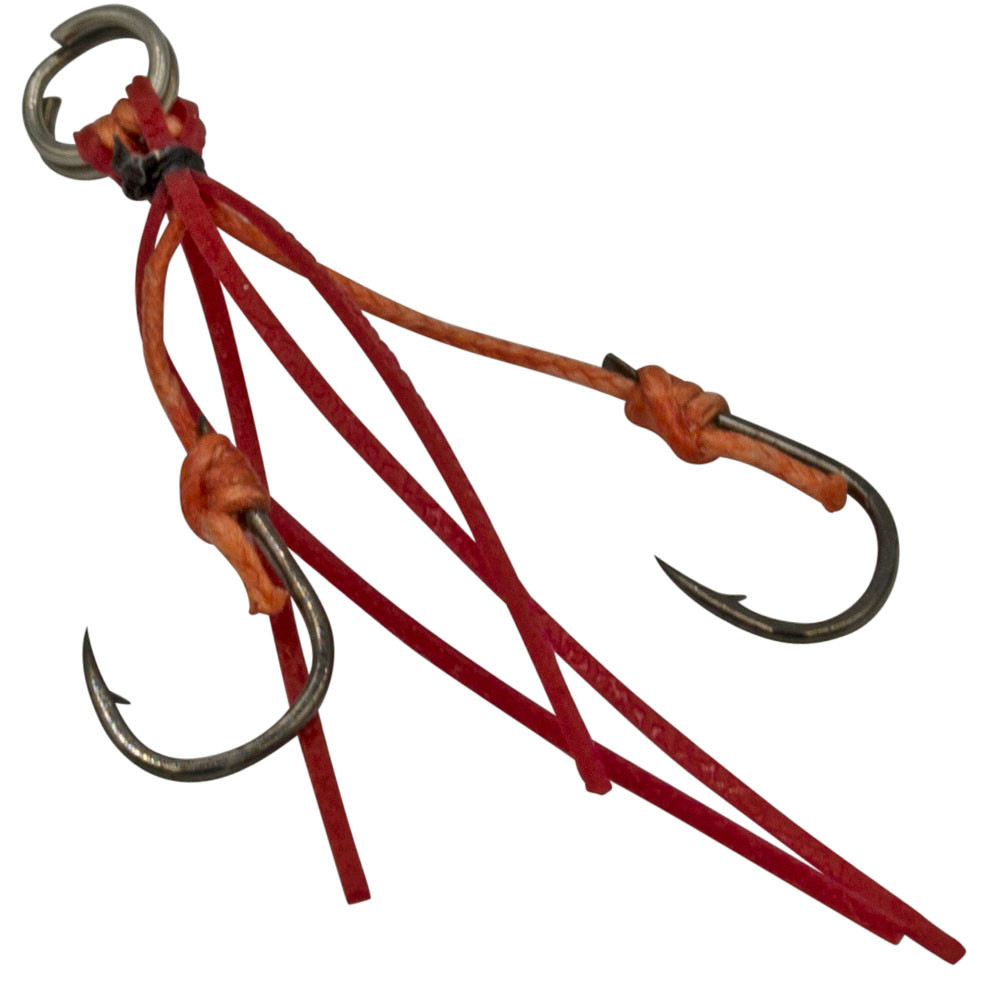ロッド hook Ecogear ZX blade replacement hooks Col #03 RED