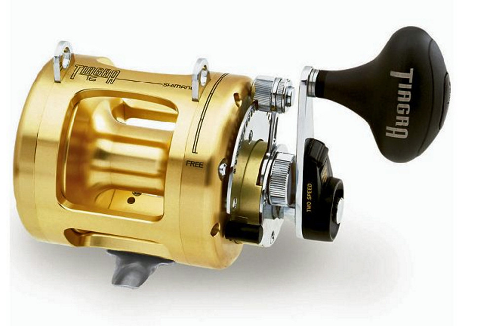 Shimano Tiagra Fishing Reel TI 16 2 Speed Game Reel Fishing Tackle Shop