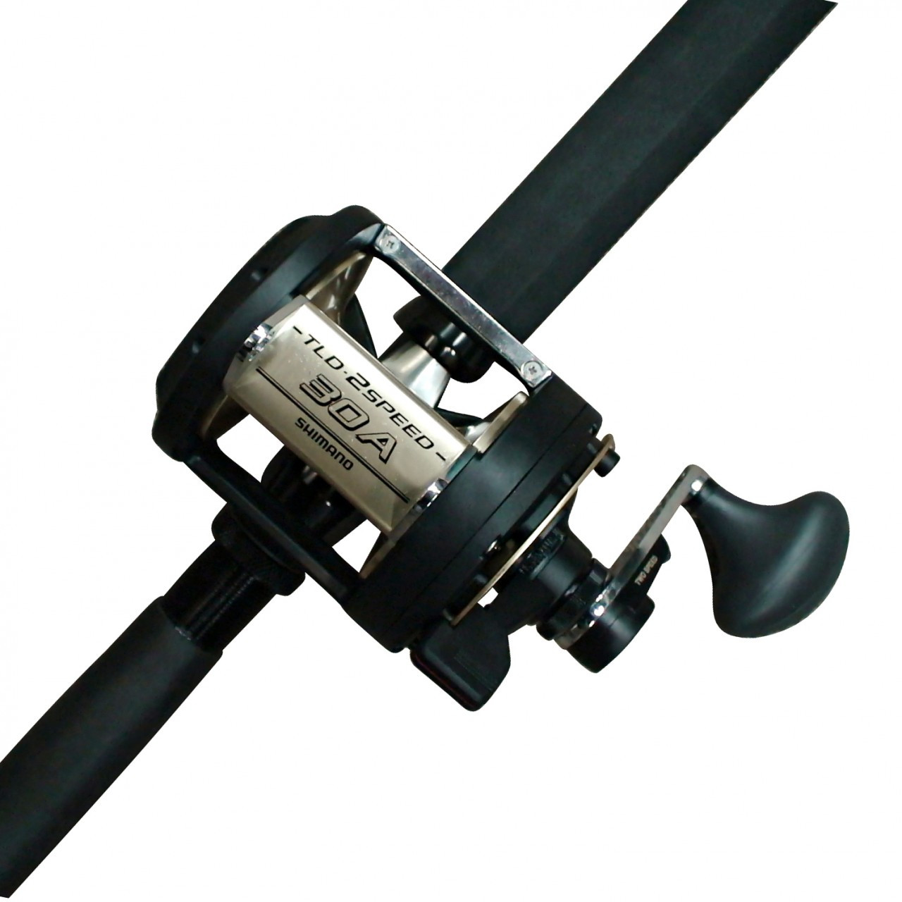 Shimano TLD 30 2 speed fishing reel with T-curve rod - Fishing