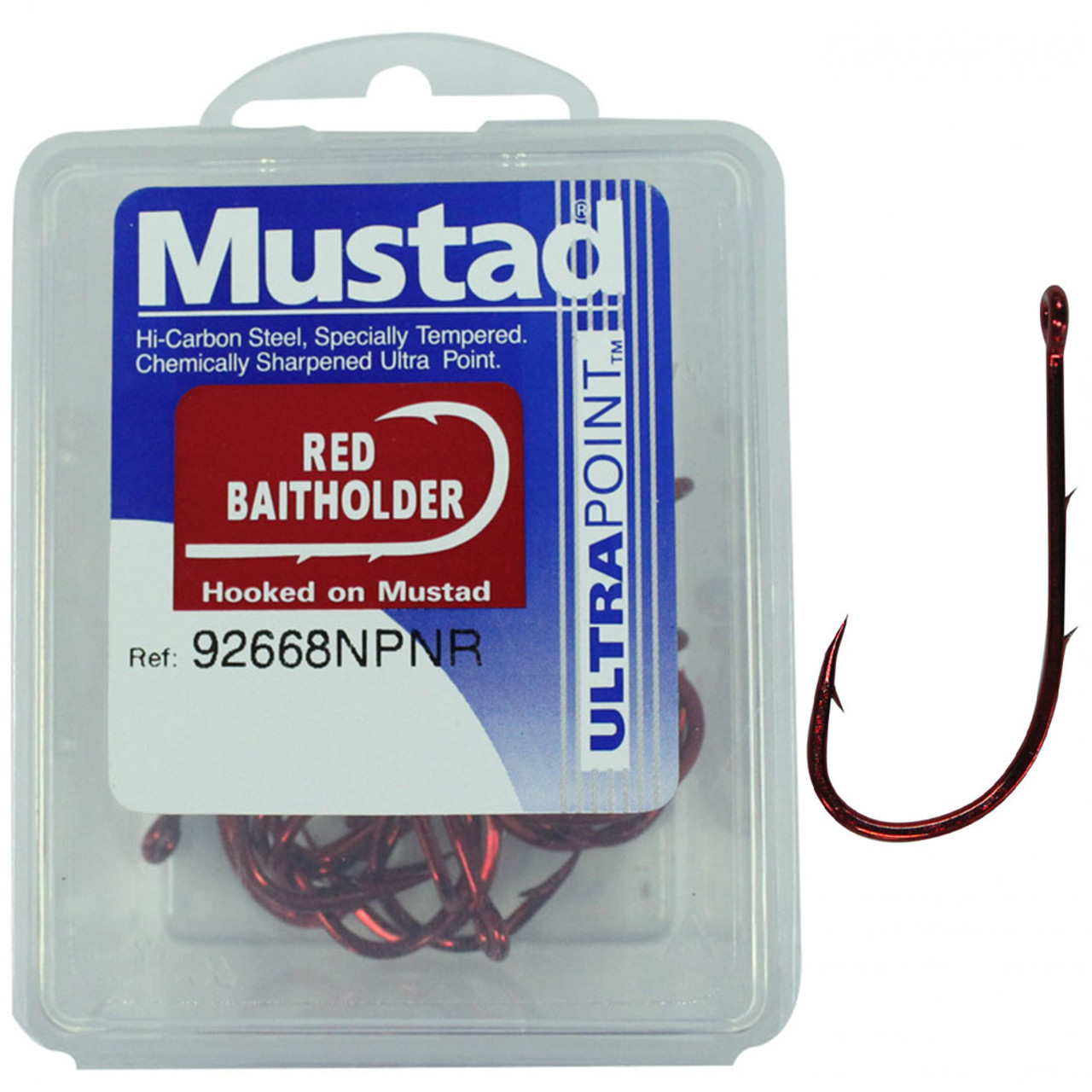 Mustad Long Baitholder Hooks