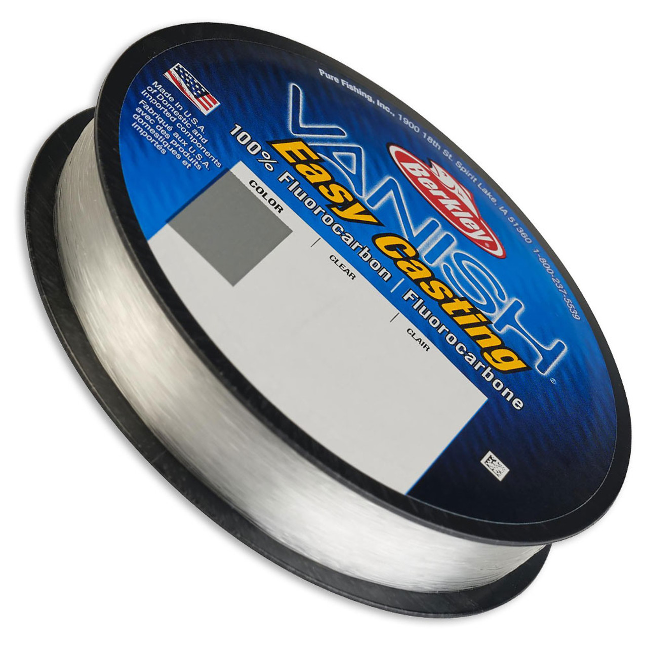 Mainline Berkley Vanish Fluorocarbon Fishing Line - 250 Yards