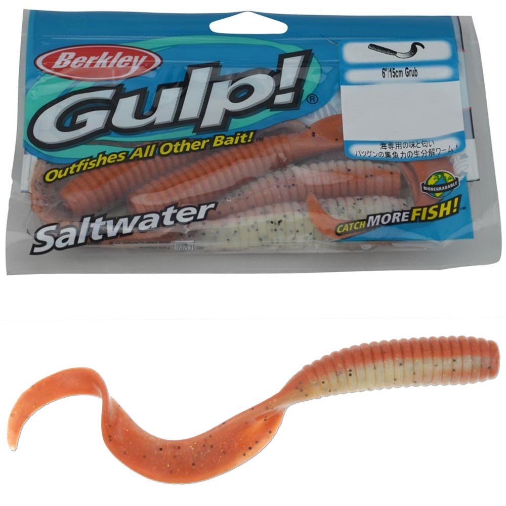 Gulp 6 inch Grub Fishing Lures