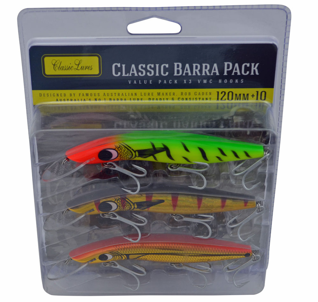 Classic Barra Lure Pack - 3 fishing lures for barramundi
