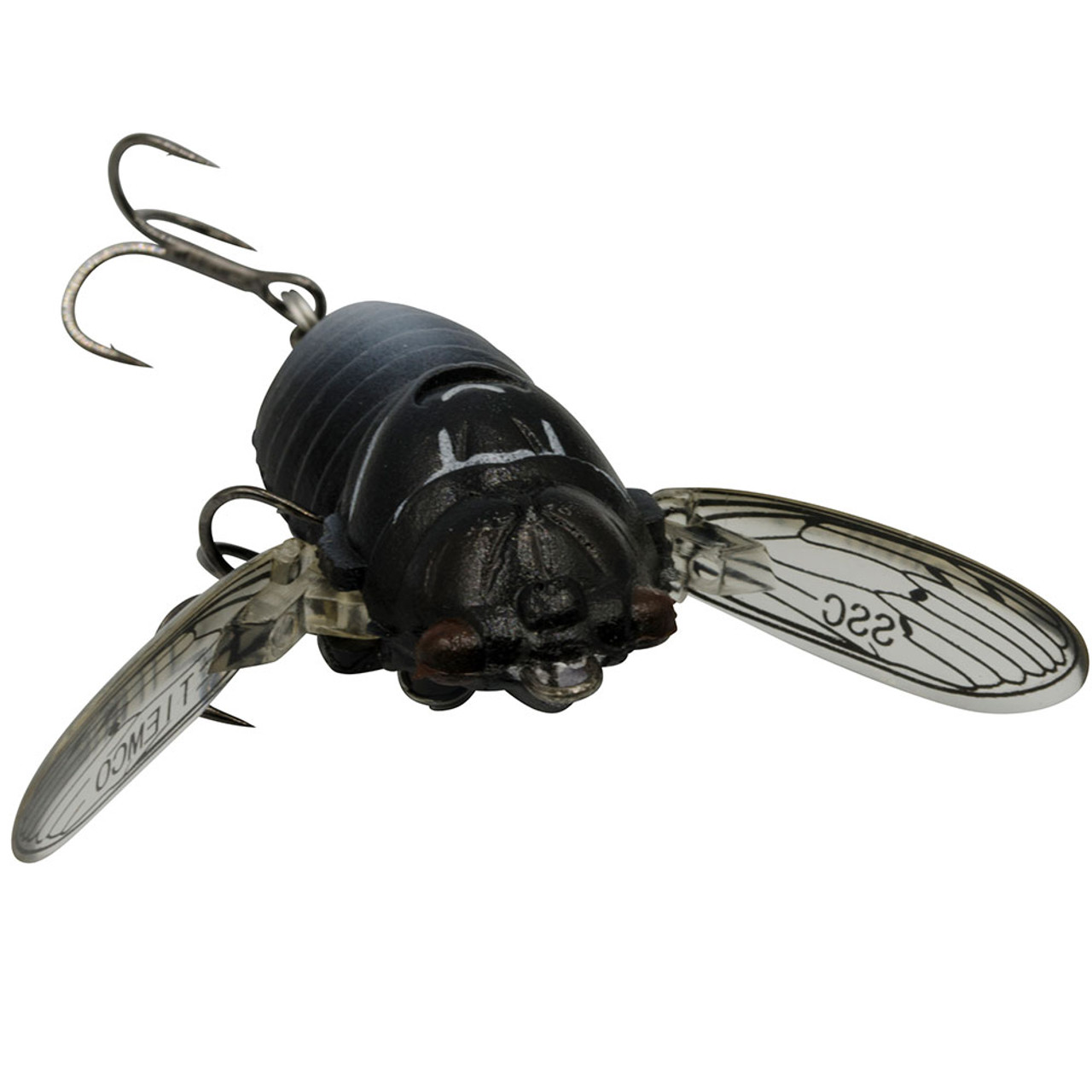 Tiemco Cicada Soft Shell Surface Lure 40mm Black