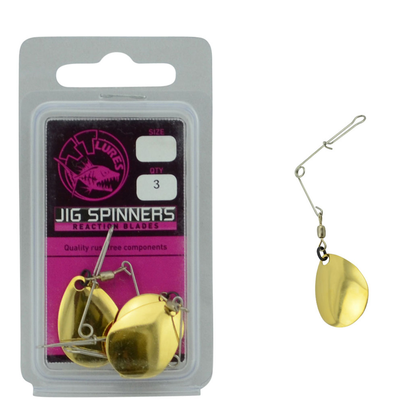 TT Jig Spinners (Packet of 3)