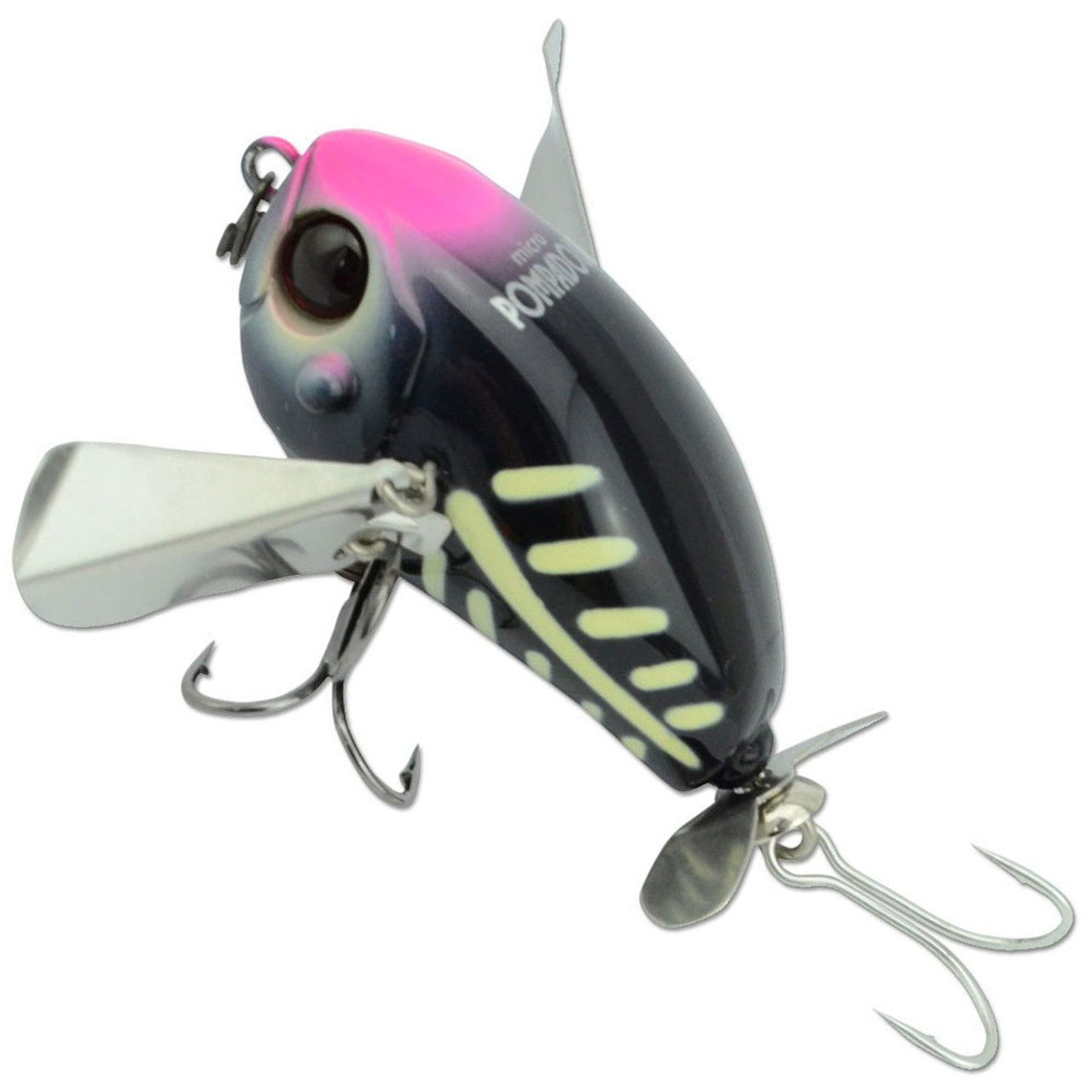 Jackall Micro Pompadour Surface Crawler Lure 42mm Bug Bug Matt White