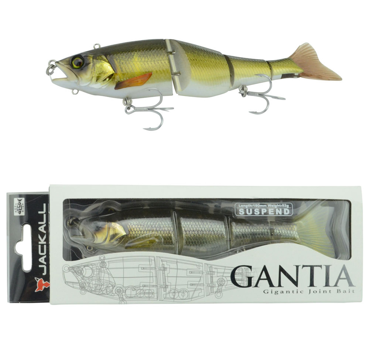 JACKALL - チビタレル、GANTIA Jackall Gantia Lure - Swimbait Fishing Lures