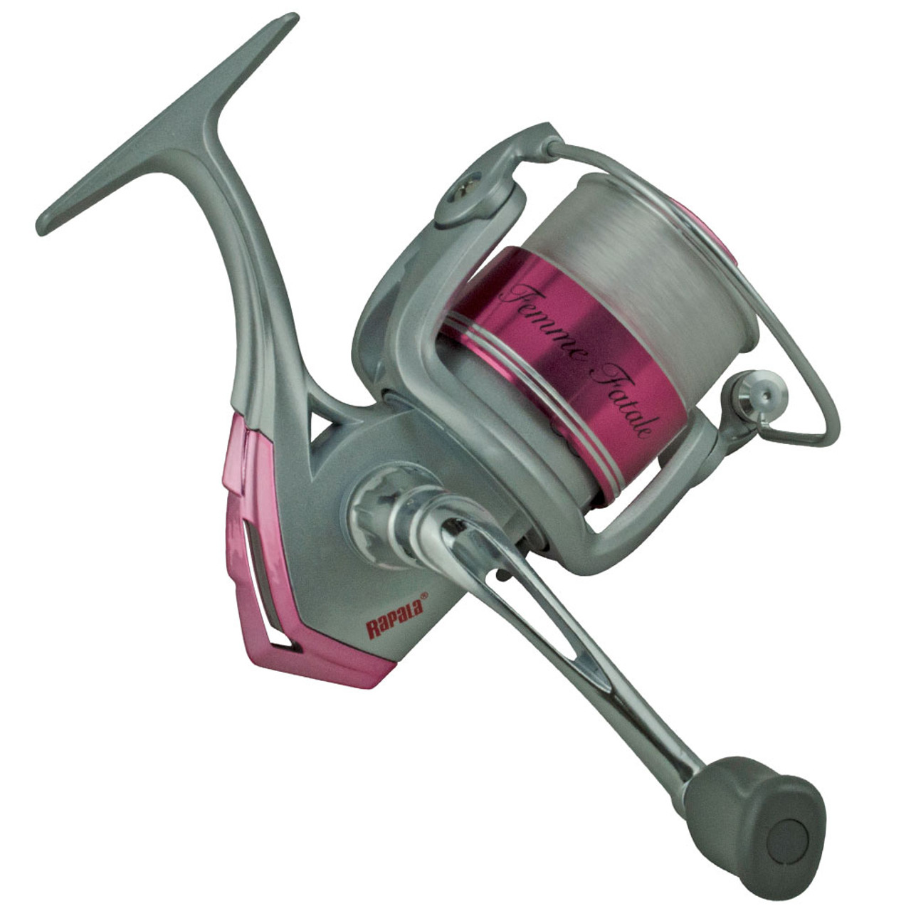 Pink 6ft Okuma 2 Piece Vibe Fishing Rod and Reel Combo Spooled