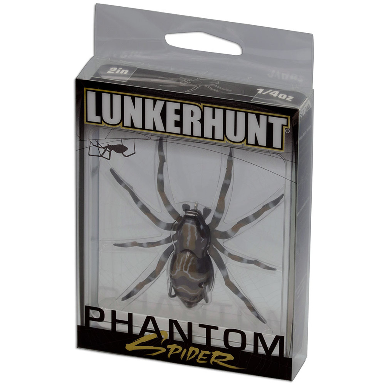  LUNKERHUNT Phantom Spider Lure For Bass Fishing (2.5 Inch) Topwater  Spider Fishing Lure