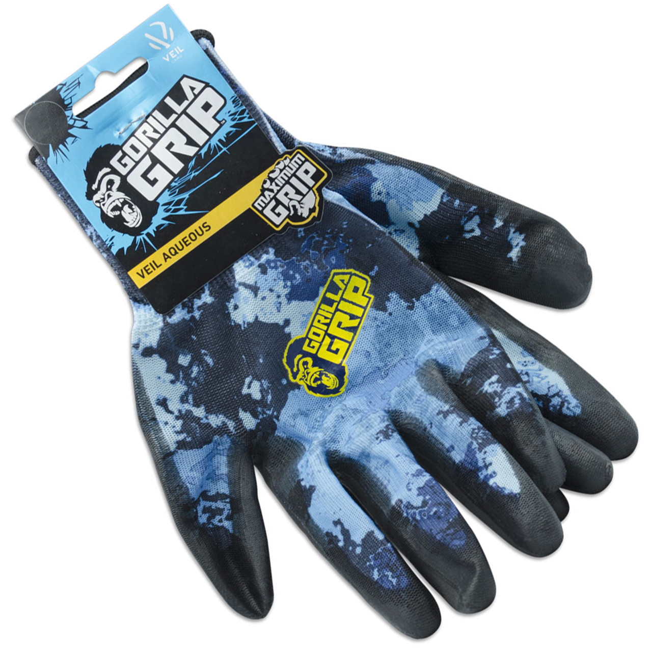 Gorilla Grip Veil Aqueous Blue, No Slip Fishing Gloves, Large, Model#  25146-26 - Yahoo Shopping