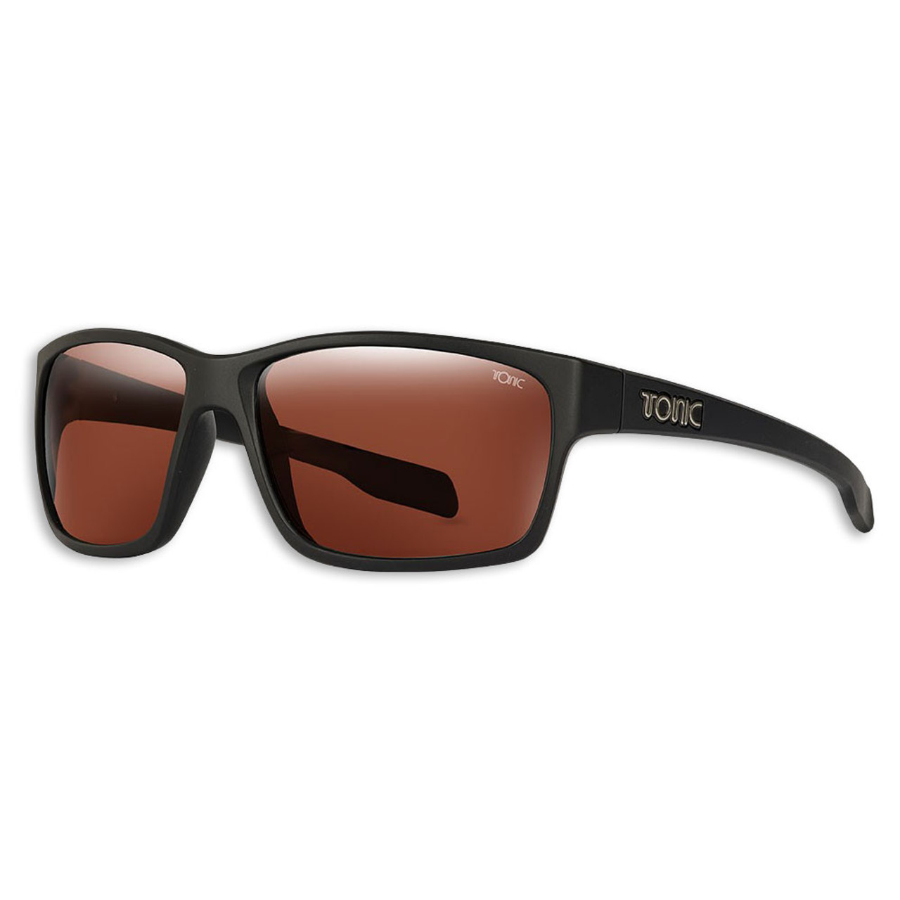 Spartan Polarized Sport Sunglasses - Brown Lens with Black Full Frame – Piranha  Eyewear