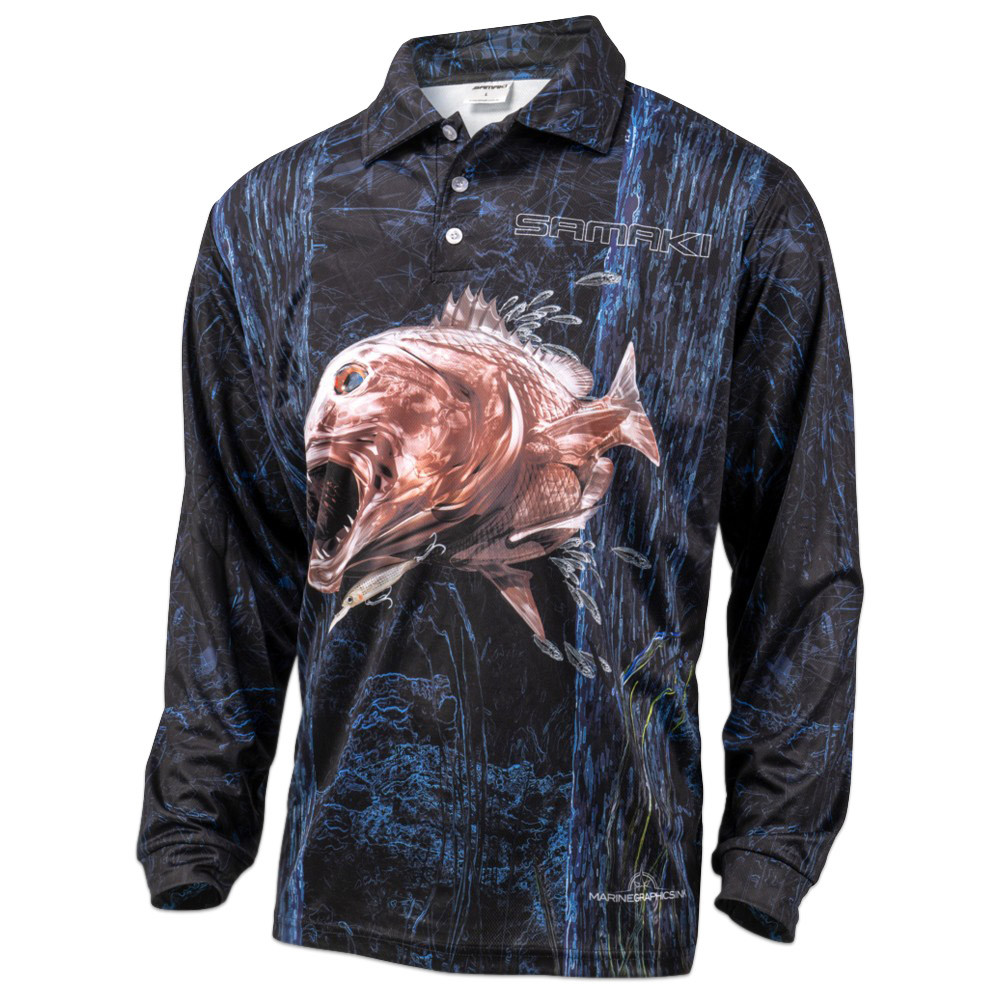 Samaki Black Jack Fishing Shirt