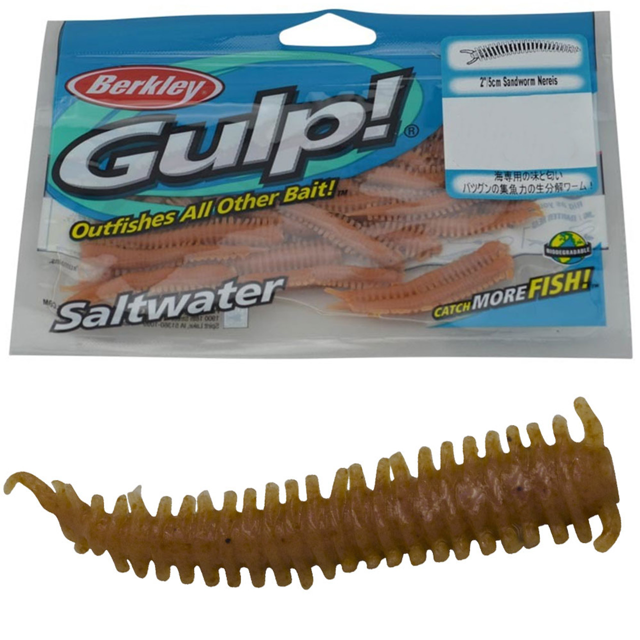 Sandworm 5cm 2in Soft Bait 2in Berkley Gulp 5cm