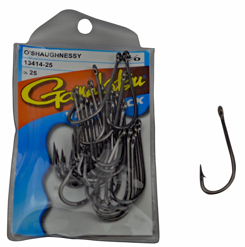 Gamakatsu O'shaughnessy Fishing Hooks For Sale 25pc Value Pack