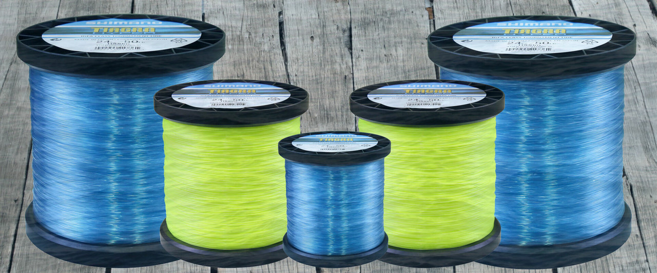 Maxima line tuna blue monofilament.