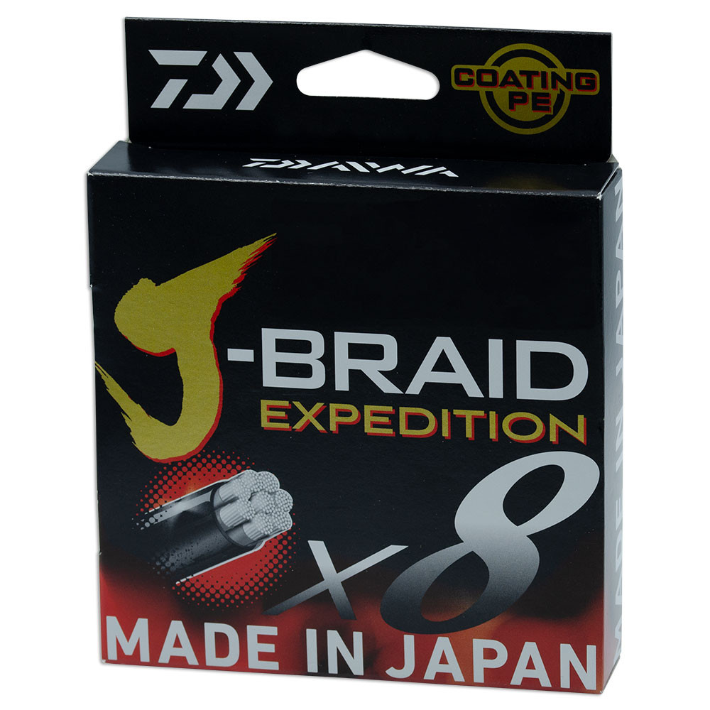 Daiwa Tresse 8 Brins J-Braid Expedition - 150m - PE.2.5 - D.0.23mm - R.19, 5kg-43lb - Dark Green - 12551022
