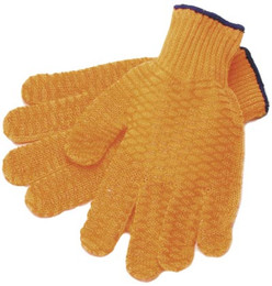 Silicon mesh fish gripping gloves Pair