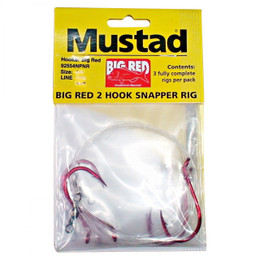 MUSTAD DOUBLE HOOK FISHING RIG ( 3PK)