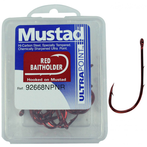 MUSTAD RED BAIT HOLDER BOX 92668