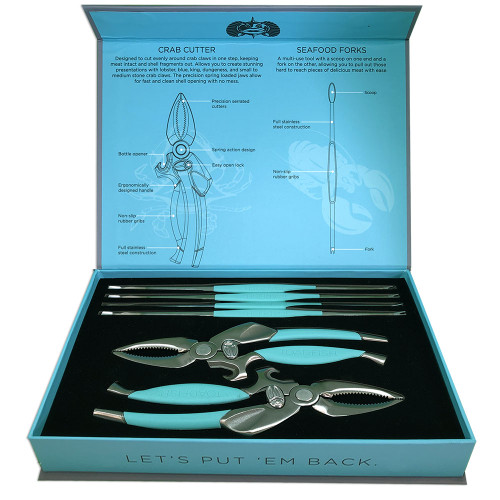 Toadfish Crab and Lobster Tool Set Gift Pack