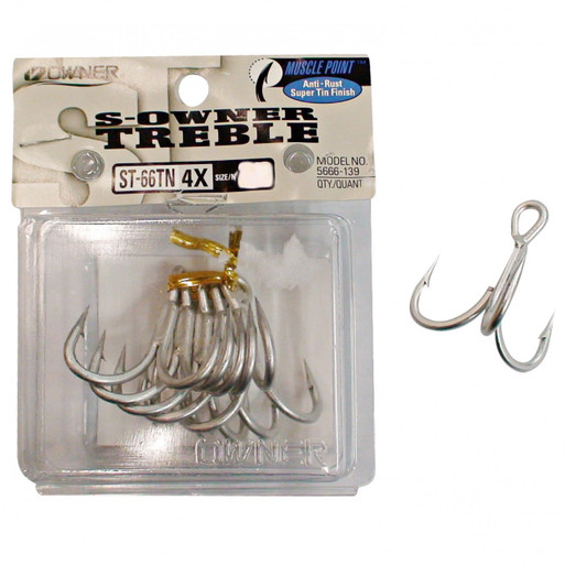 Owner Treble Hooks Heavy Duty ST-66TN